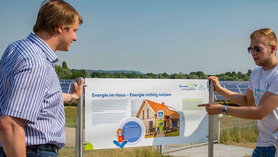 Ökotour ENNI Solarpark Muehlenfeld Events und Services Freizeit ENNI