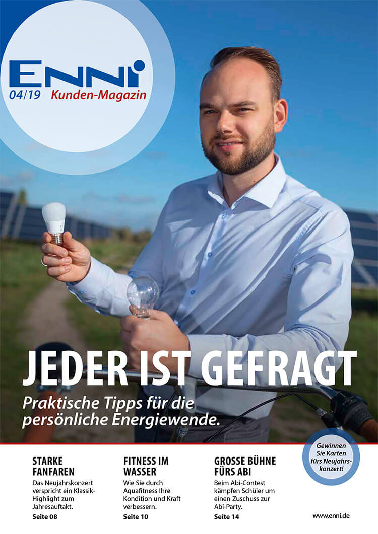 ENNI Kunden-Magazin Cover Ausgabe 04-2019